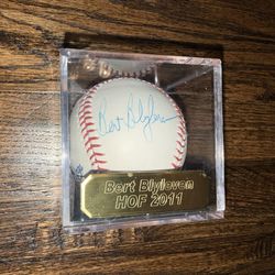 Bert Blyleven JSA AUTHENTICATED Signed Baseball Minnesota Twins Hall Of Fame