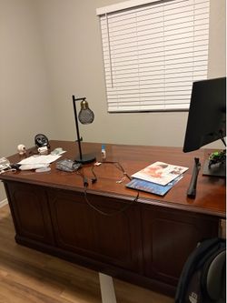 Real wood desk