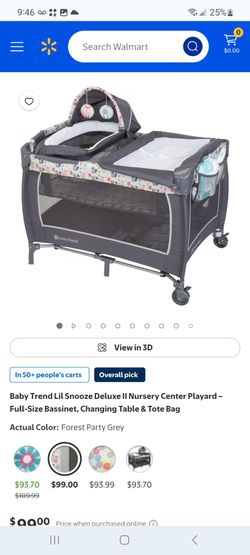 Baby Trend Lil Snooze Deluxe II Nursery Center Playard $70