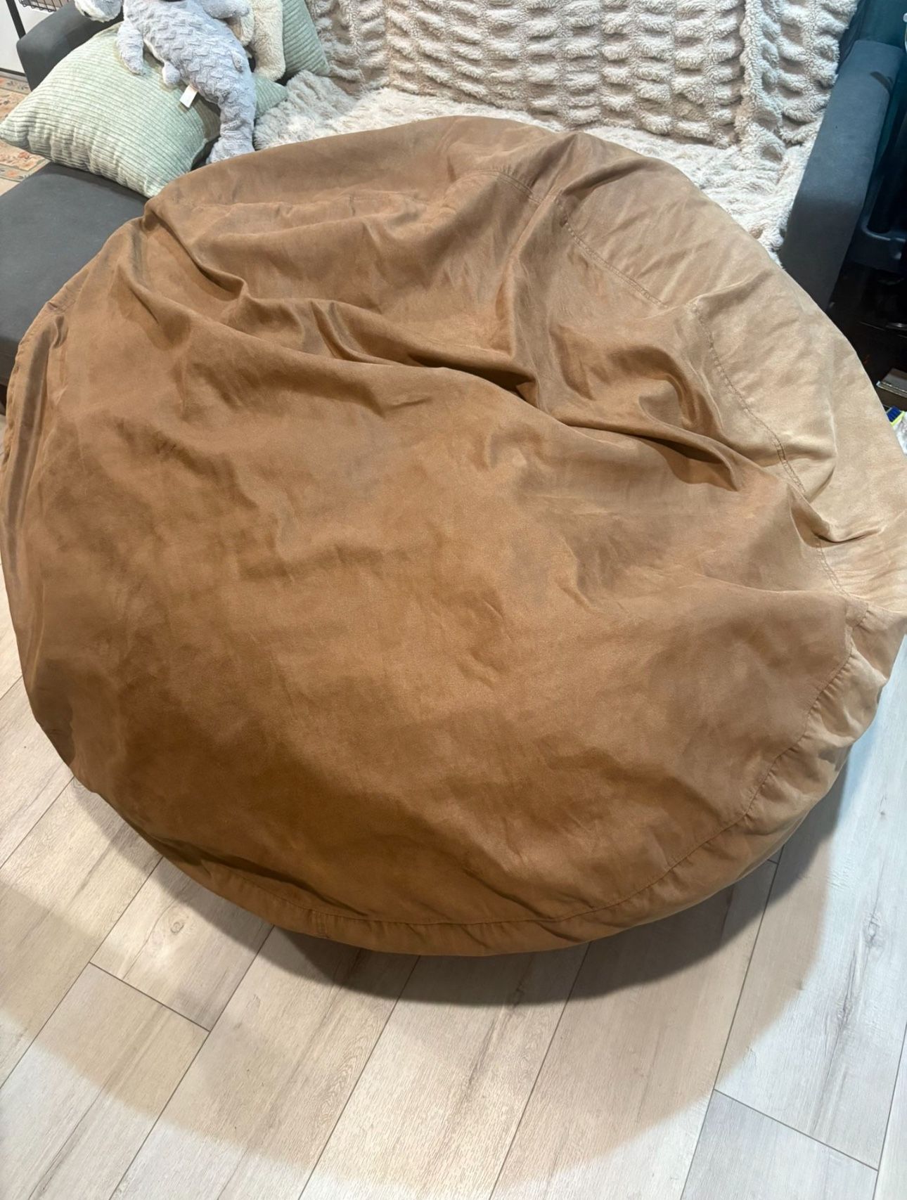XL 5FT SUEDE POLYESTER BEAN BAG