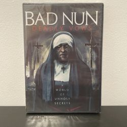 Bad Nun Deadly Vows DVD Movie NEW SEALED Horror Unrated Sarah Cohen 2020