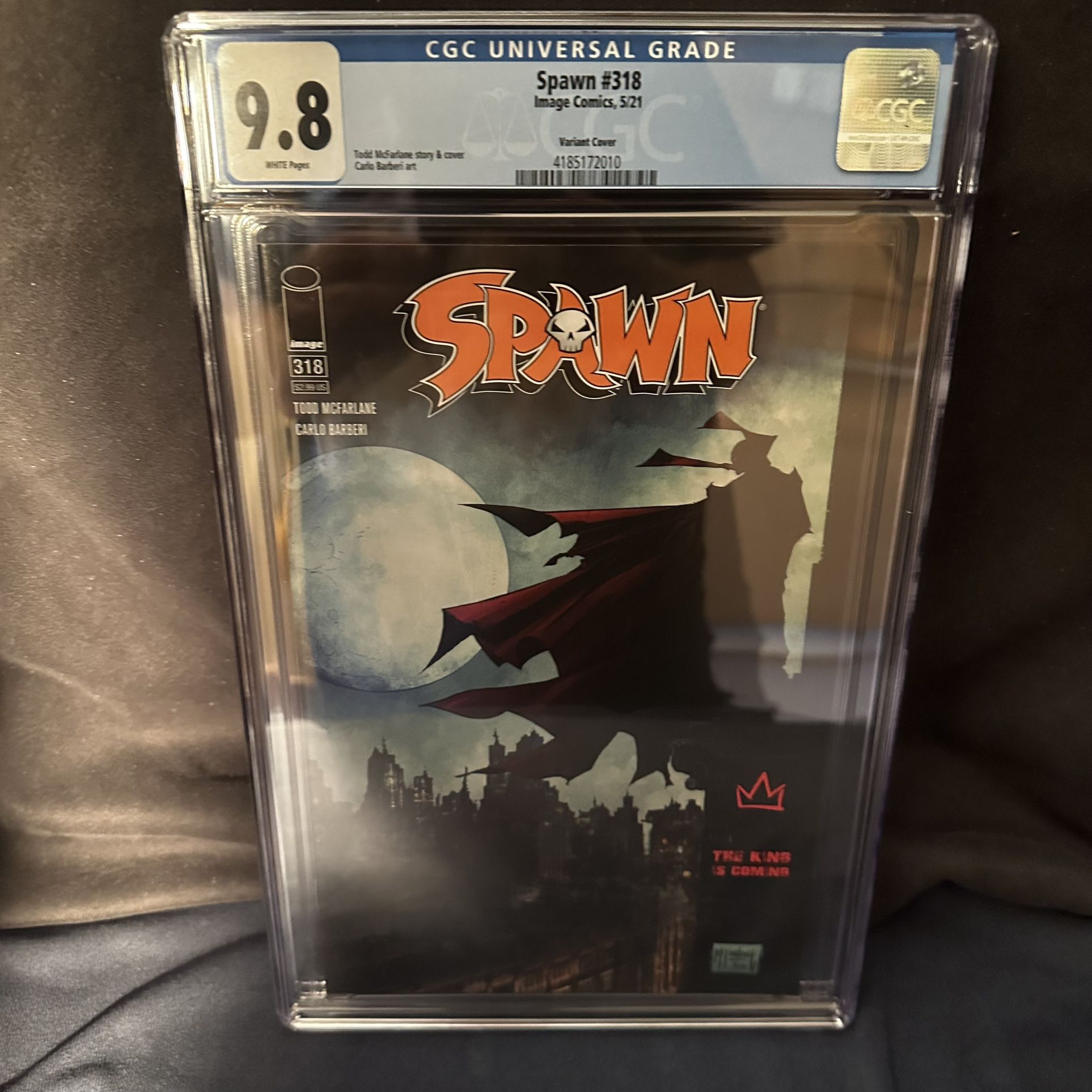 Comic Book CGC Graded Spawn 318 Variant Cover 
