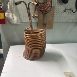 50’ X1/2” Immersion Wort Chiller With Fittings 