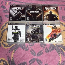 PS3 Games 6 For 