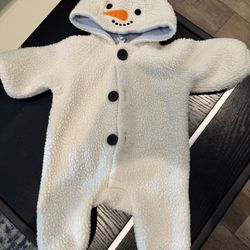 Baby Bear And snowman Outfits  - Work Once (3-6months)