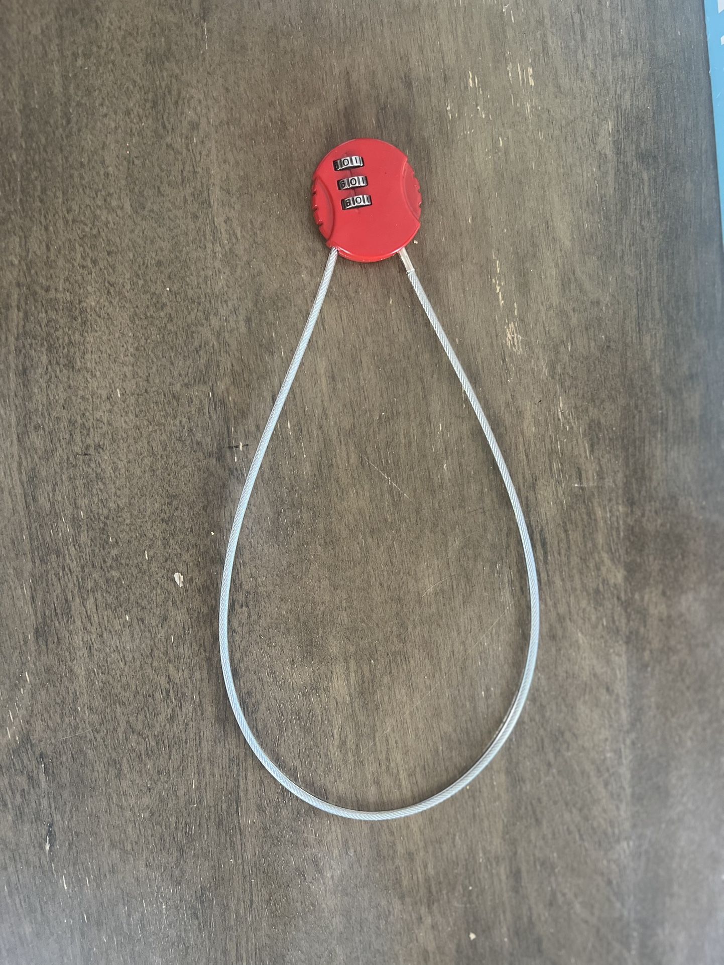 Combination Locks $2 Colors Ava: Red, Black, Gray