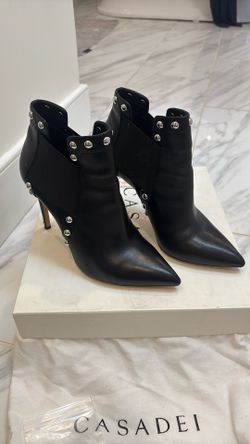 Casadei Ankle Studded Bootie