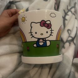 hello kitty flower pot 