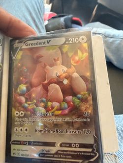 Greedent V Pokémon Card 120/159