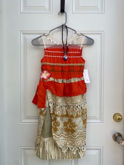 Moana Girl’s Dress, Moana Costume for Girls size 6/7 (New)