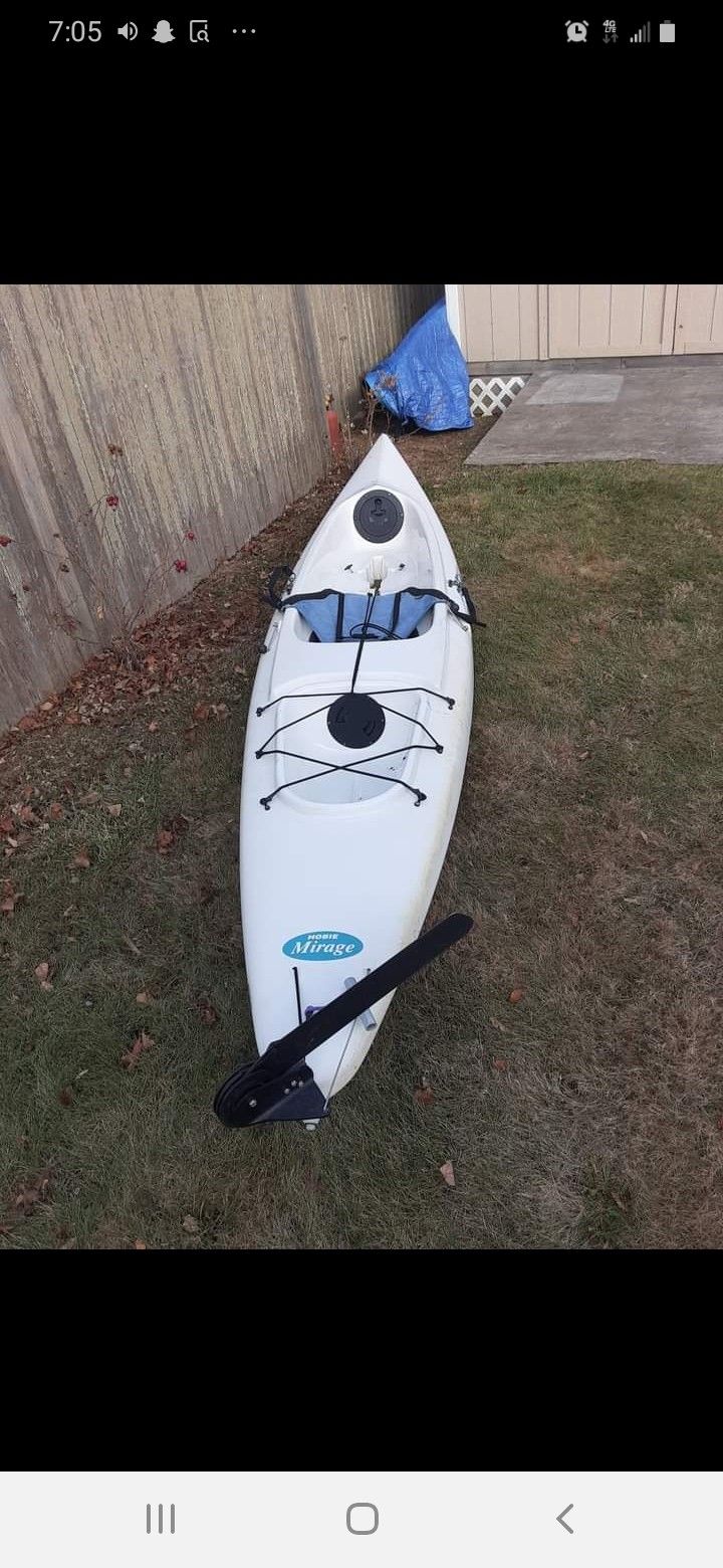 Hobie mirage 12.5 foot pedal kayak