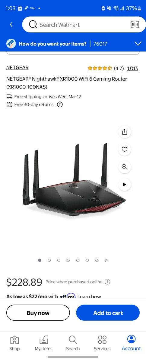 Netgear Nighthawk Router Wifi 6 XR1000