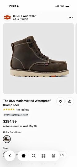 Brunt Welted Dark Brown