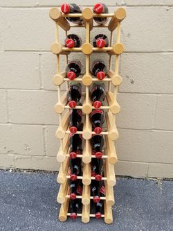 Wine bottle rack