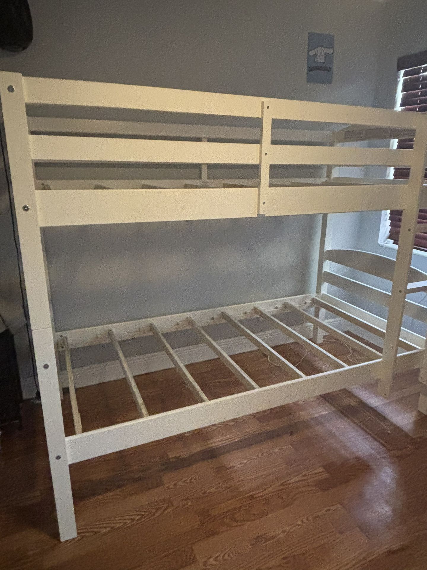Bunk Bed Frame - White