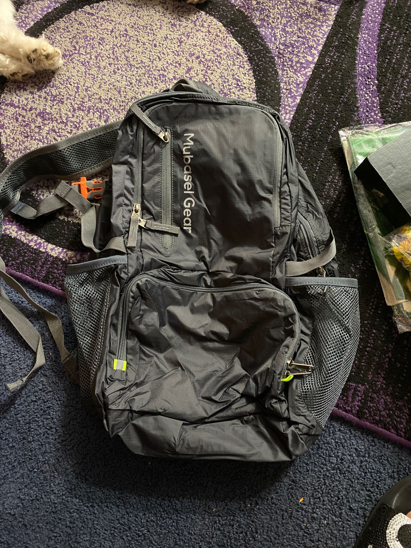 Mubasel gear light weight backpack gray