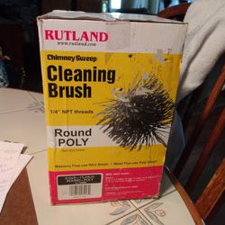 NIB Rutland Chimney Sweep Cleaning Brush