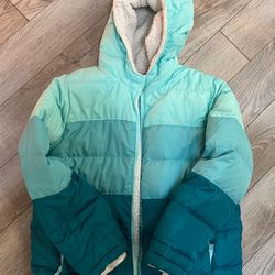 Girls Eddie Bauer Sherpa Lined Puffer Coat 