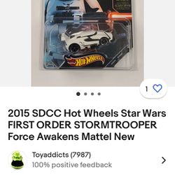 Star Wars  Millennium Hot Wheels 