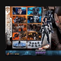 1/6 Hot Toys War Machine Punisher Marvel: Future Fight VGM33D28 The Punisher (War Machine Armor) 1/6th Scale 