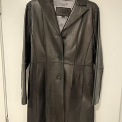 Guess Leather Jacket Size M