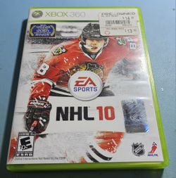 NHL 10 Xbox 360 Game CIB