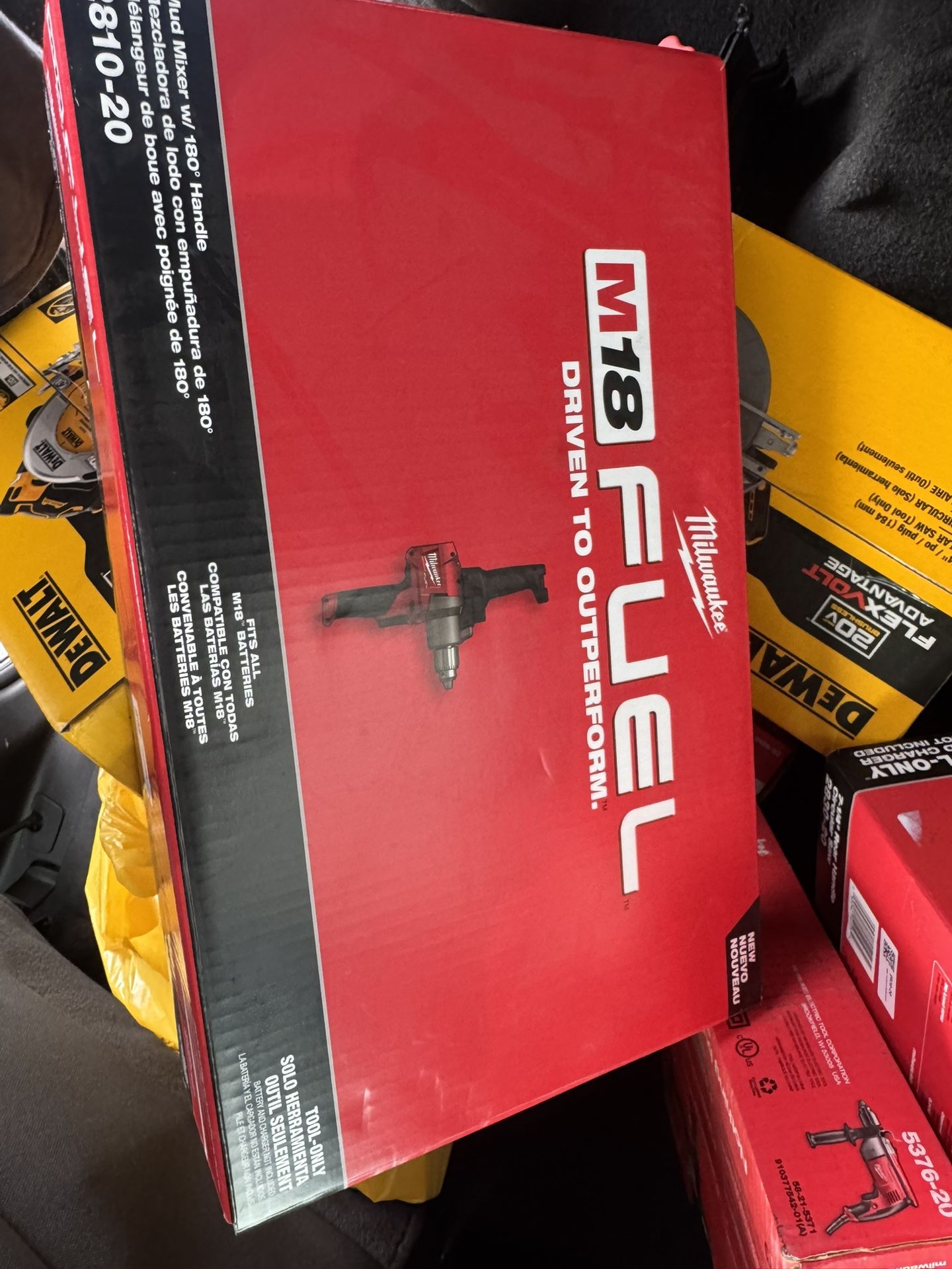 ⚡ Milwaukee M18 FUEL Mud Mixer with 180° Handle – Tool Only 💰 Price: $250  🚀 Driven to Outperform! ✅ POWERSTATE™ Brushless Motor – more torque & pow