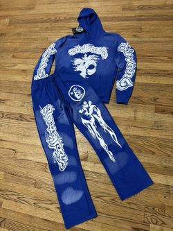 Blue & White 2 Piece  Set