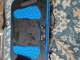Vibrating plate with red light therapy