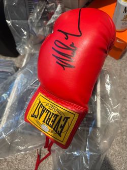 Mike Tyson signed boxing glove