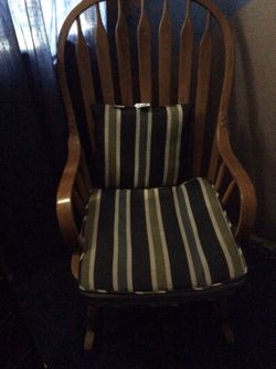Solid wood rocking chair