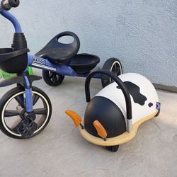 Tricycle and  toddlers ride