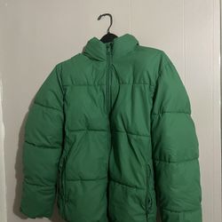 Zara Green Puffer