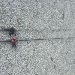 13 fishing baitcaster combo and a ozark bait caster combo