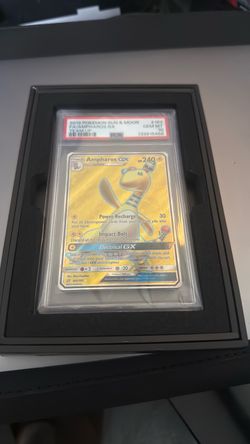 Pokemon PSA Gem MT 10 Ampharos #163 2019 Sun and moon