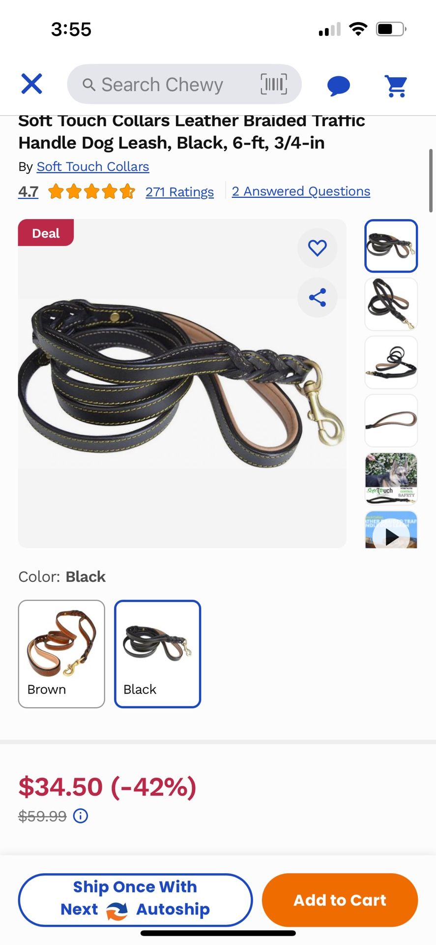 Leather Dog Leash
