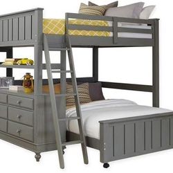 Bunk Beds - Double full, Grey