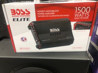 Boss audio amplifier 1500 watts