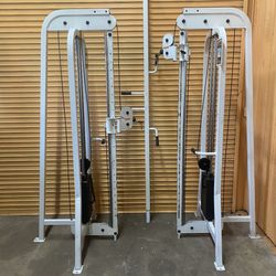 Promaxima Commercial Crossover With Adjustable pulleys- Dual 150 Lb Weight Stacks- Gym Equipment 