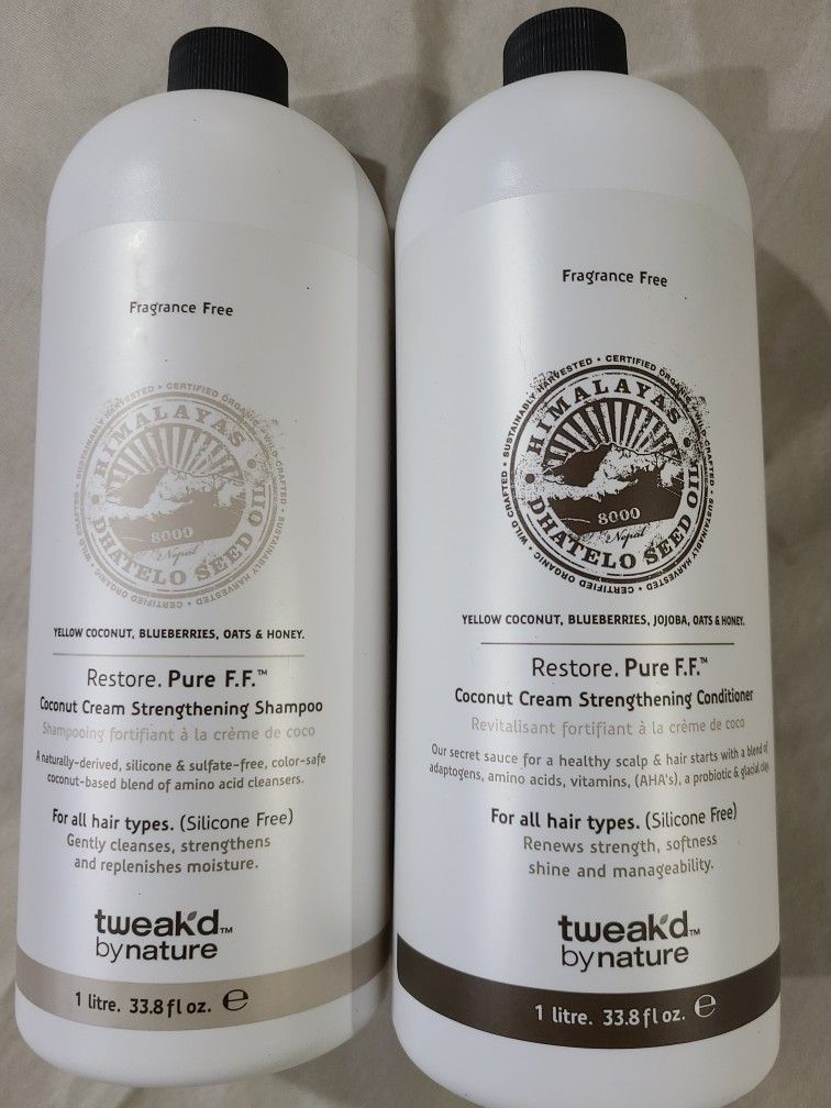 Tqeakd By Nature Fragrance Free Shampoo And Conditioner 