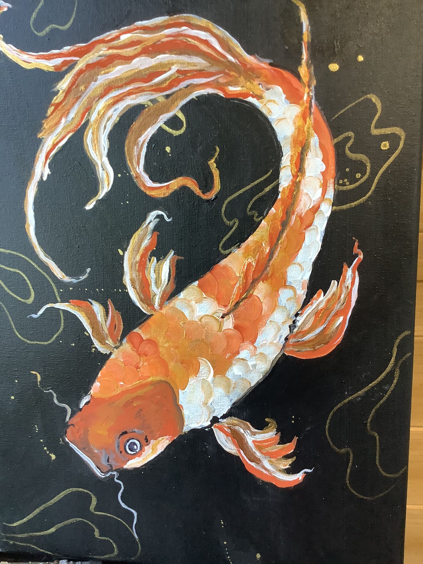 Beat Koi Original Painting 