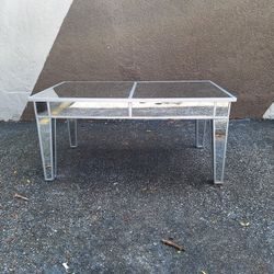 Contemporary  Modern Mirrored Glass Coffee Table