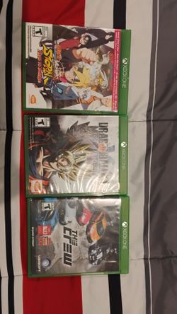 2 anime games, plus 1 racing game Xbox one games combo