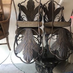 Chairs And Glass Table 