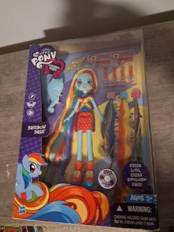 NEW My Little Pony Equestria Girls Rainbow Dash Doll