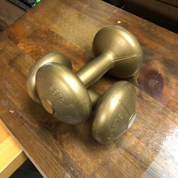 Pair Of 5 Pound Dumbbells 
