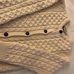Girl’s (age 6-7) Irish Cardigan Sweater