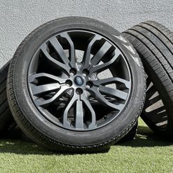 21” Land Rover Wheels OEM Range Rover Wheels Sport 5x120 rims A/S Pirelli 275/45R21 tires Discovery Defender