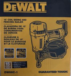 15  coil siding and  fencing nailer new