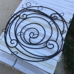Wrought Iron Candle Holder 